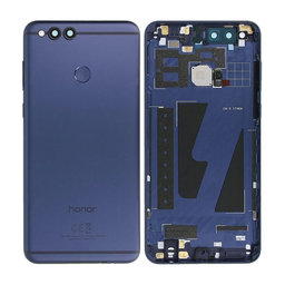 Huawei Honor 7X - Cache batterie + Capteur d'empreintes digitales (Bleu) - 02351SDJ