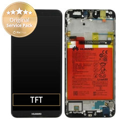 Huawei P Smart FIG-L31 - Écran LCD + Ecran Tactile + Cadre + Batterie (Noir) - 02351SVJ, 02351SVD, 02351SVK