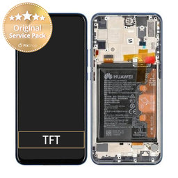 Huawei P Smart Z, Y9 Prime (2019) - Écran LCD + Ecran Tactile + Cadre + Batterie (Bleu Saphir) - 02352RXU