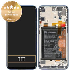 Huawei P Smart Z, Y9 Prime (2019) - Écran LCD + Ecran Tactile + Cadre + Batterie (Bleu Saphir) - 02352RXU