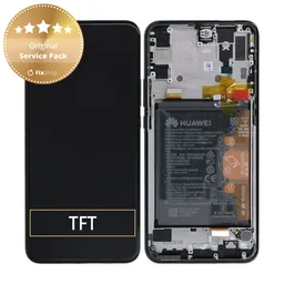 Huawei P Smart Z, Y9 Prime (2019) - Écran LCD + Écran tactile + Cadre + Batterie (Noir minuit) - 02352RRF