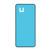 Huawei P Smart Plus (Nova 3i) - Adhésif pour couvercle de batterie - 51638634 Genuine Service Pack