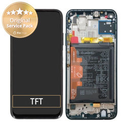 Huawei P40 lite - Écran LCD + Ecran Tactile + Cadre + Batterie (Vert Crush) - 02353KGA