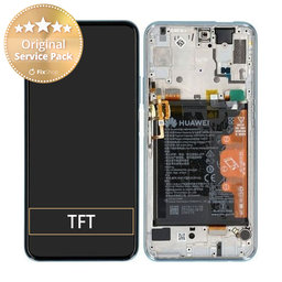 Huawei P Smart Pro - Écran LCD + Écran tactile + Cadre + Batterie (Cristal respiratoire) - 02353HRD