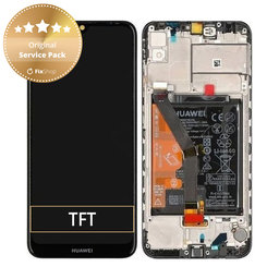 Huawei Y6s - Écran LCD + Ecran Tactile + Cadre + Batterie (Starry Black) - 02353JJV Genuine Service Pack