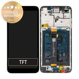 Huawei Y5p - Écran LCD + Ecran Tactile + Cadre + Batterie (Noir) - 02353RJP