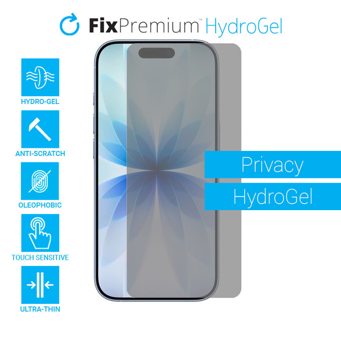 FixPremium - Privacy Screen Protector pour Apple iPhone 17
