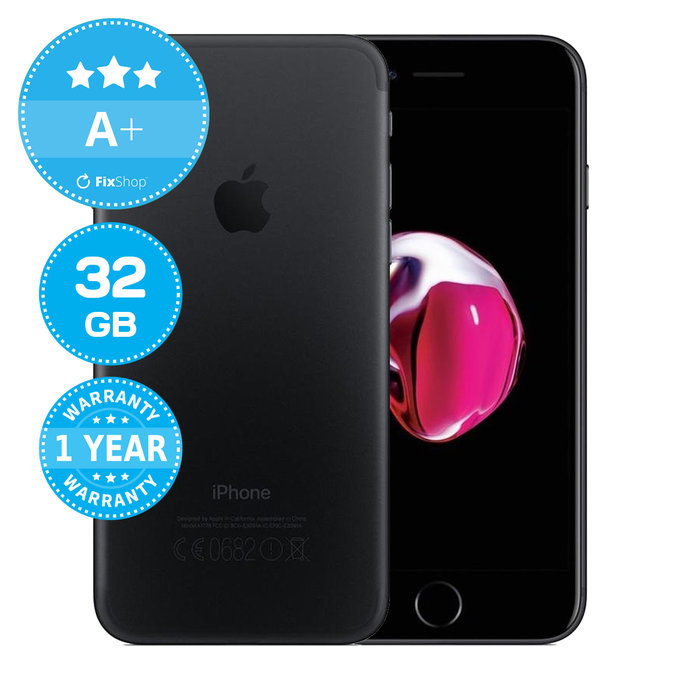 Apple iPhone 7 Black 32GB A+ Reconditionné