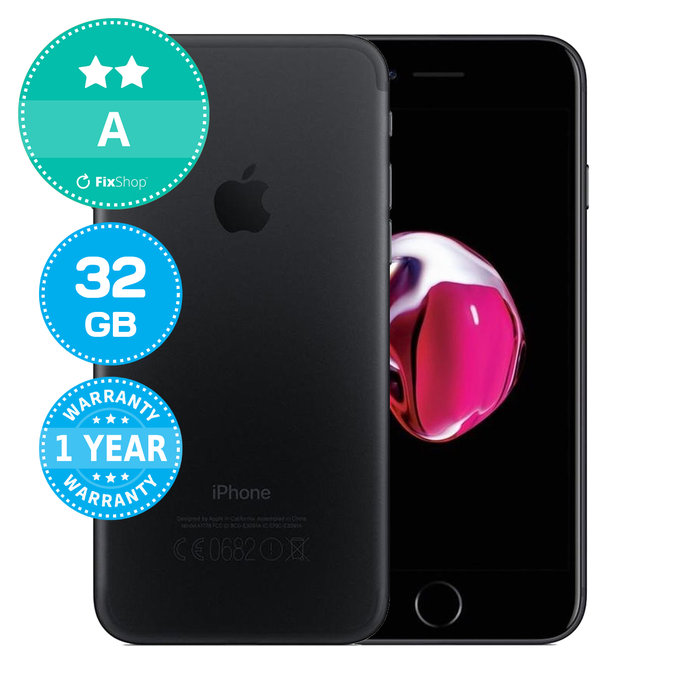 Apple iPhone 7 Black 32GB A Reconditionné