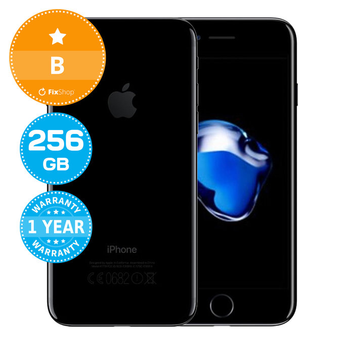 Apple iPhone 7 Jet Black 256GB B Reconditionné