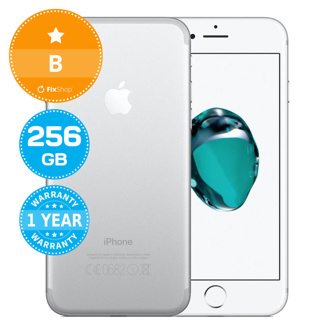 Apple iPhone 7 Silver 256GB B Reconditionné
