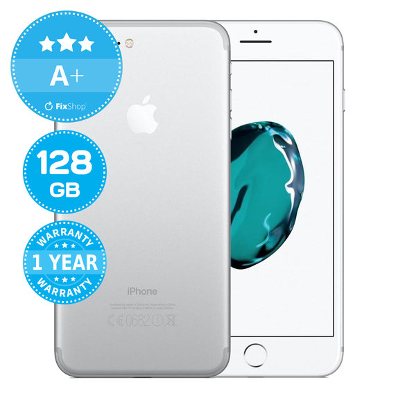 Apple iPhone 7 Plus Silver 128GB A+ Reconditionné