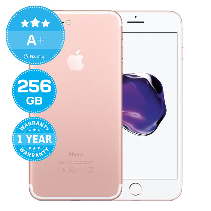 Apple iPhone 7 Plus Rose Gold 256GB A+ Reconditionné