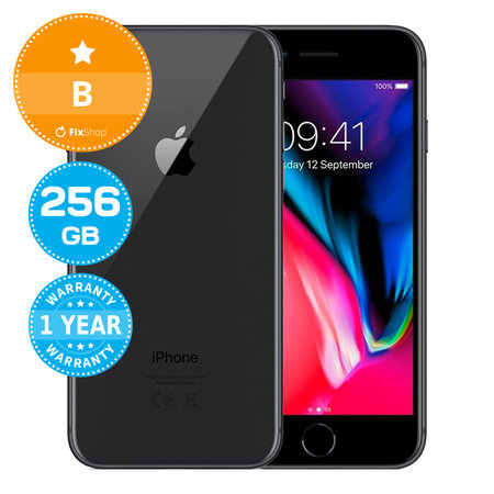 Apple iPhone 8 Space Gray 256GB B Reconditionné