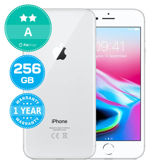 Apple iPhone 8 Silver 256GB A Reconditionné