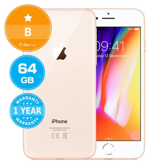 Apple iPhone 8 Gold 64GB B Reconditionné