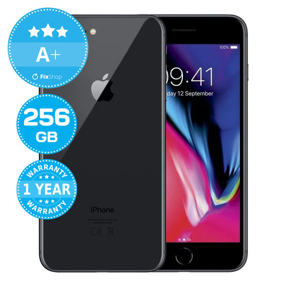 Apple iPhone 8 Plus Space Gray 256GB A+ Reconditionné