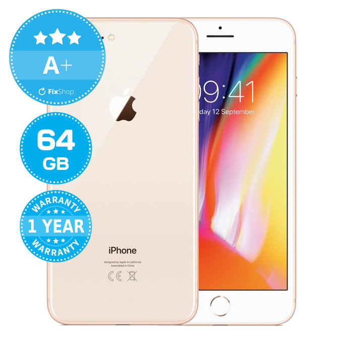 Apple iPhone 8 Plus Gold 64GB A+ Reconditionné