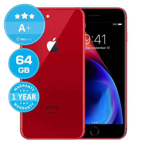 Apple iPhone 8 Plus (PRODUCT)RED 64GB A+ Reconditionné