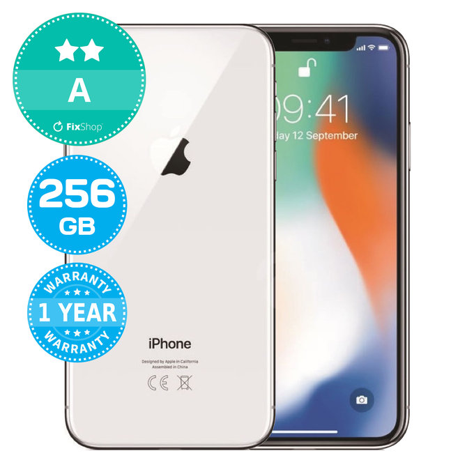 Apple iPhone X Silver 256GB A Reconditionné