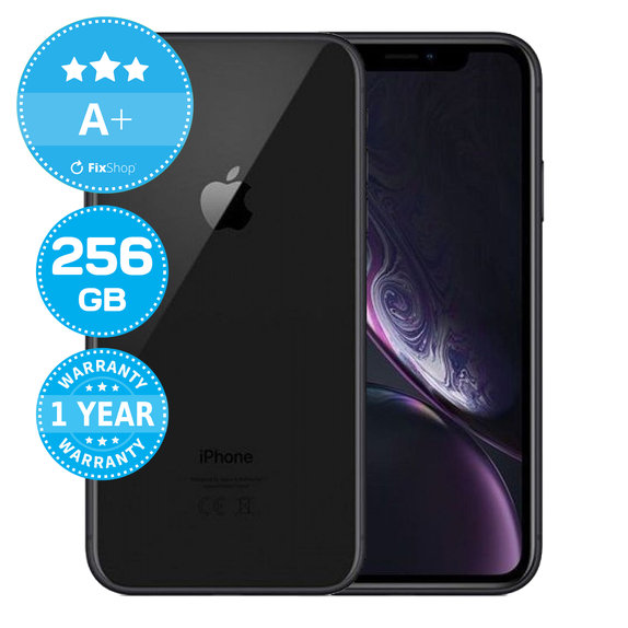 Apple iPhone XR Black 256GB A+ Reconditionné