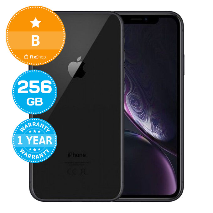 Apple iPhone XR Black 256GB B Reconditionné