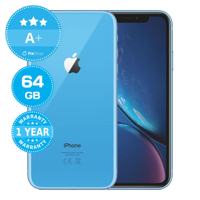 Apple iPhone XR Blue 64GB A+ Reconditionné