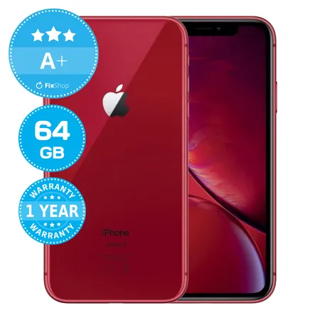 Apple iPhone XR (PRODUCT)RED 64GB A+ Reconditionné
