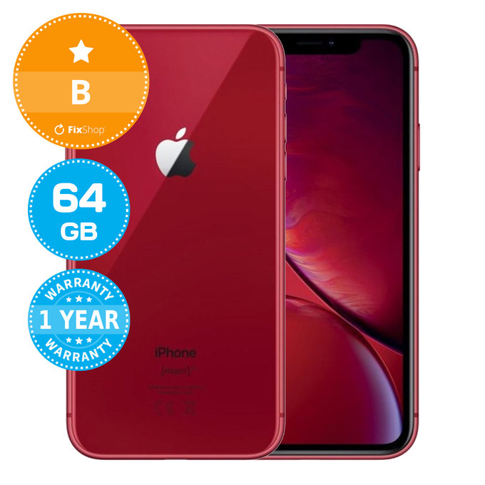 Apple iPhone XR (PRODUCT)RED 64GB B Reconditionné