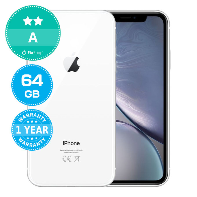 Apple iPhone XR White 64GB A Reconditionné