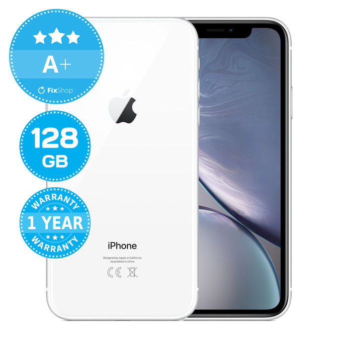Apple iPhone XR White 128GB A+ Reconditionné