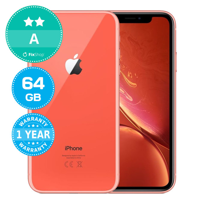 Apple iPhone XR Coral 64GB A Reconditionné