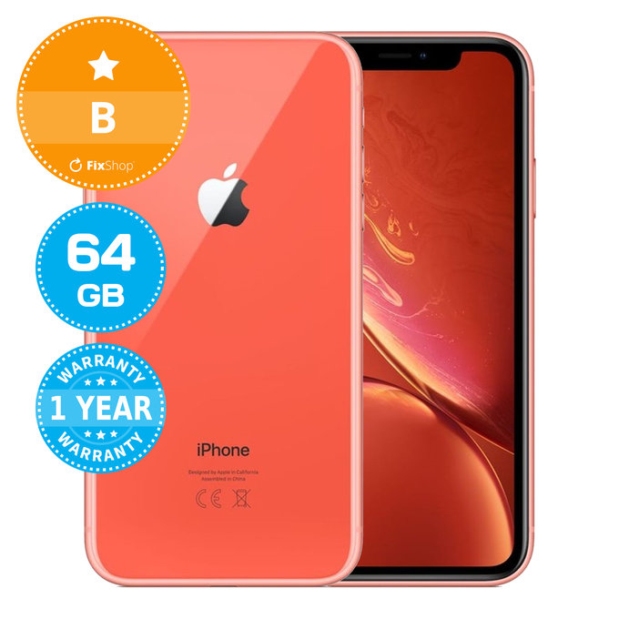 Apple iPhone XR Coral 64GB B Reconditionné