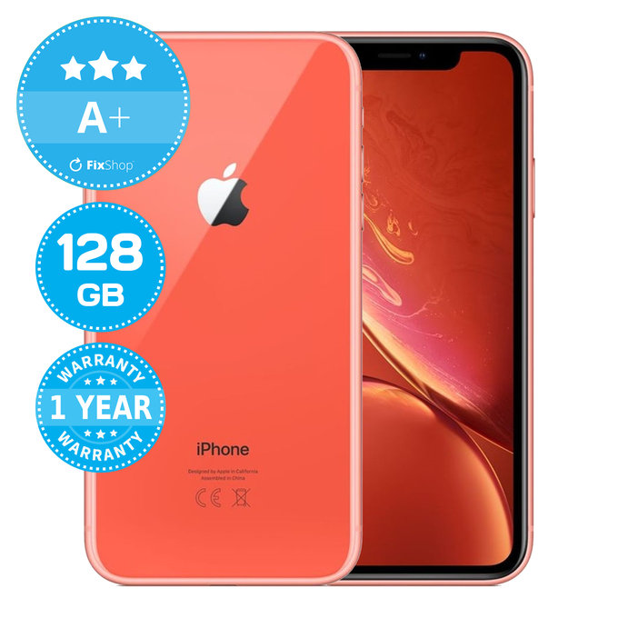 Apple iPhone XR Coral 128GB A+ Reconditionné