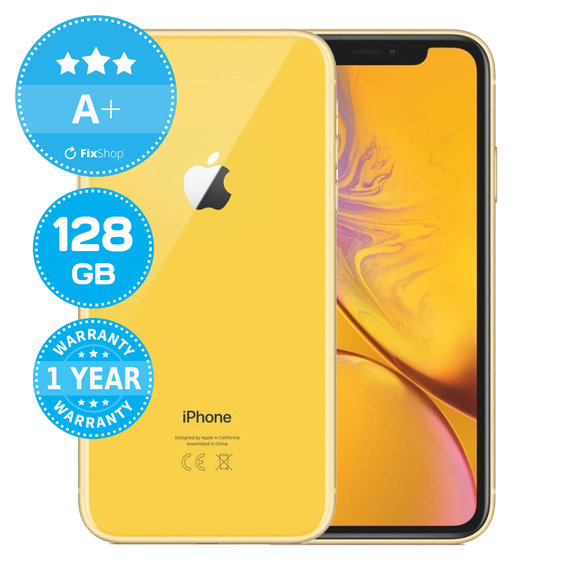 Apple iPhone XR Yellow 128GB A+ Reconditionné