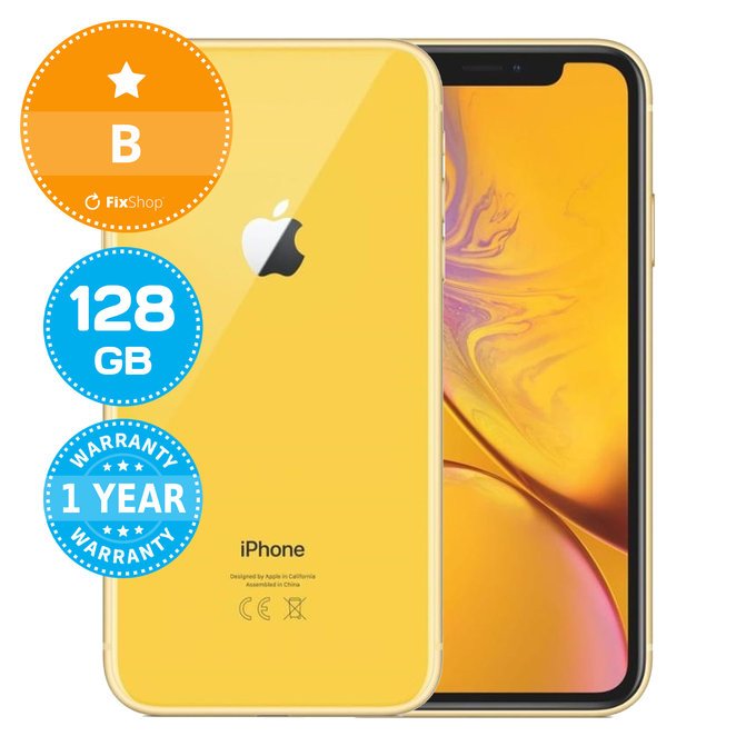 Apple iPhone XR Yellow 128GB B Reconditionné