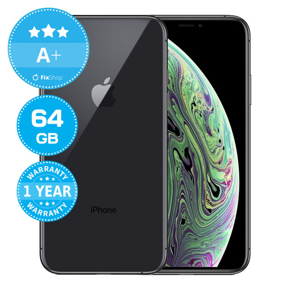 Apple iPhone XS Space Gray 64GB A+ Reconditionné