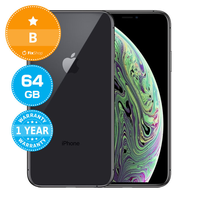 Apple iPhone XS Space Gray 64GB B Reconditionné