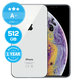 Apple iPhone XS Silver 512GB A+ Reconditionné