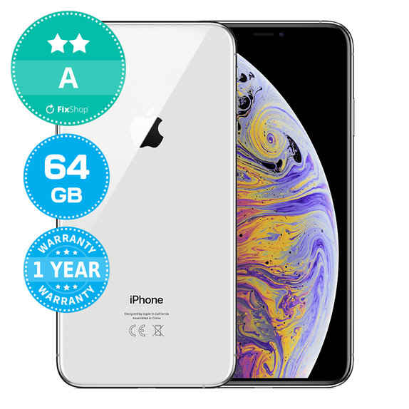 Apple iPhone XS Max Silver 64GB A Reconditionné