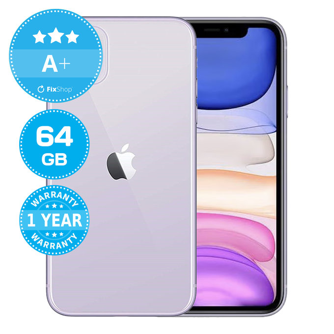 Apple iPhone 11 Purple 64GB A+ Reconditionné