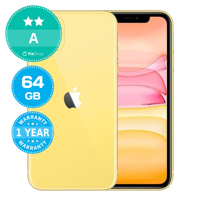 Apple iPhone 11 Yellow 64GB A Reconditionné