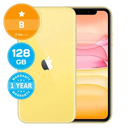 Apple iPhone 11 Yellow 128GB B Reconditionné