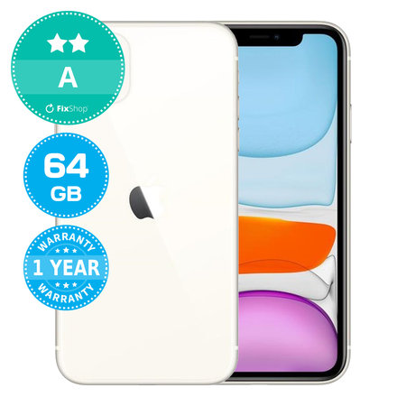 Apple iPhone 11 White 64GB A Reconditionné