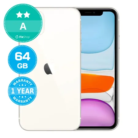 Apple iPhone 11 White 64GB A Reconditionné