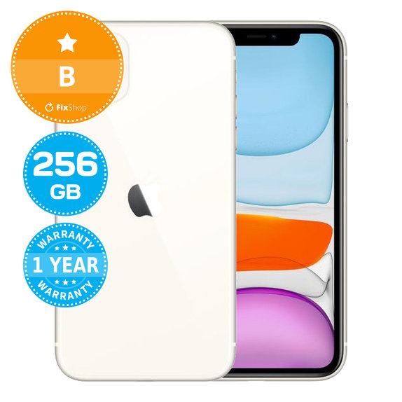 Apple iPhone 11 White 256GB B Reconditionné