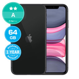 Apple iPhone 11 Black 64GB A Reconditionné