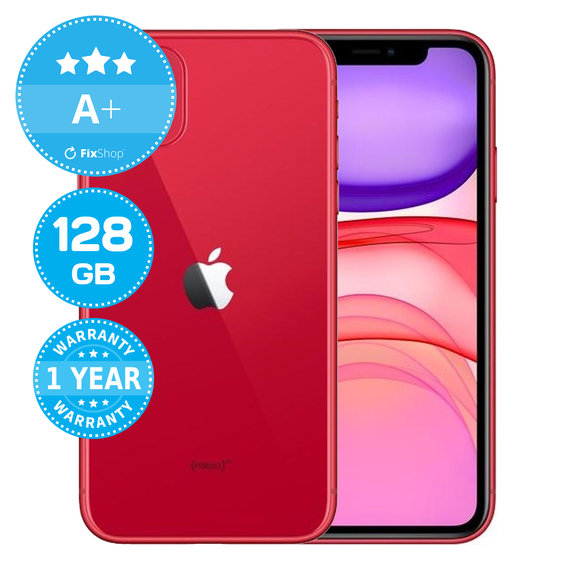 Apple iPhone 11 (PRODUCT)RED 128GB A+ Reconditionné