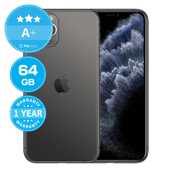 Apple iPhone 11 Pro Space Gray 64GB A+ Reconditionné