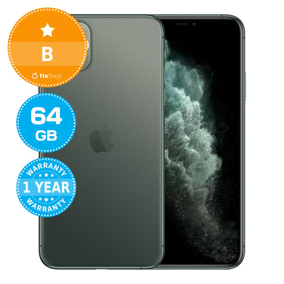 Apple iPhone 11 Pro Max Midnight Green 64GB B Reconditionné